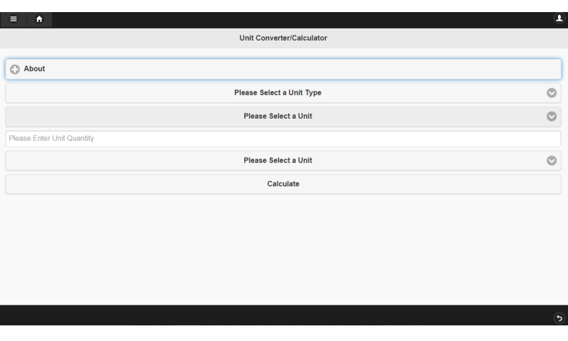 getzy mobile App unit converter tool for conversion between various metric non-metric units