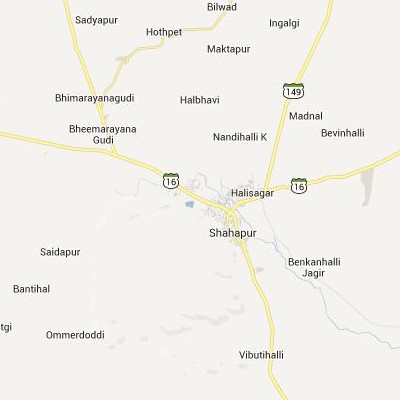 satellite map image of Shahpur( Shahpur,Karnataka ಉಪಗ್ರಹ ನಕ್ಷೆ ಚಿತ್ರ )