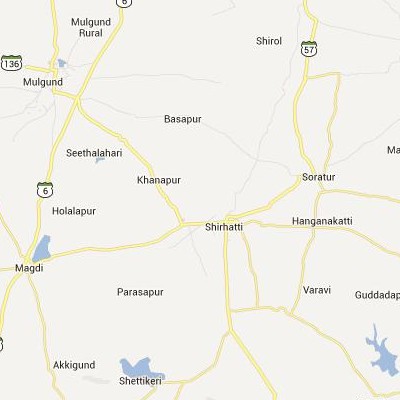 satellite map image of Shirhatti( Shirhatti,Karnataka ಉಪಗ್ರಹ ನಕ್ಷೆ ಚಿತ್ರ )