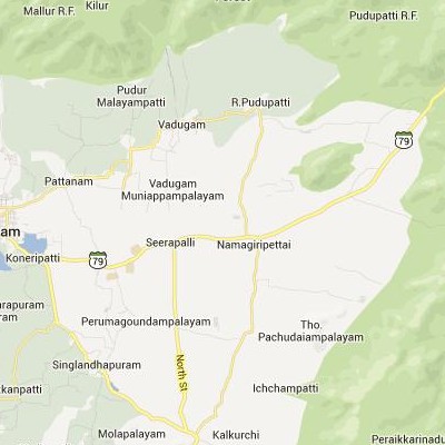 satellite map image of Namagiripettai( Namagiripettai,tamilnadu செயற்கைக்கோள் வரைபடம் படம்)