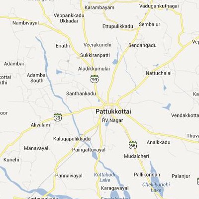 satellite map image of Pattukkottai( Pattukkottai,tamilnadu செயற்கைக்கோள் வரைபடம் படம்)