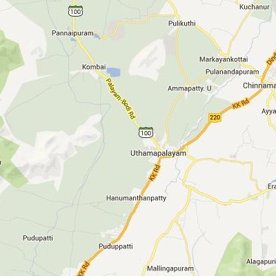 satellite map image of Uttamapalaiyam( Uttamapalaiyam,tamilnadu செயற்கைக்கோள் வரைபடம் படம்)
